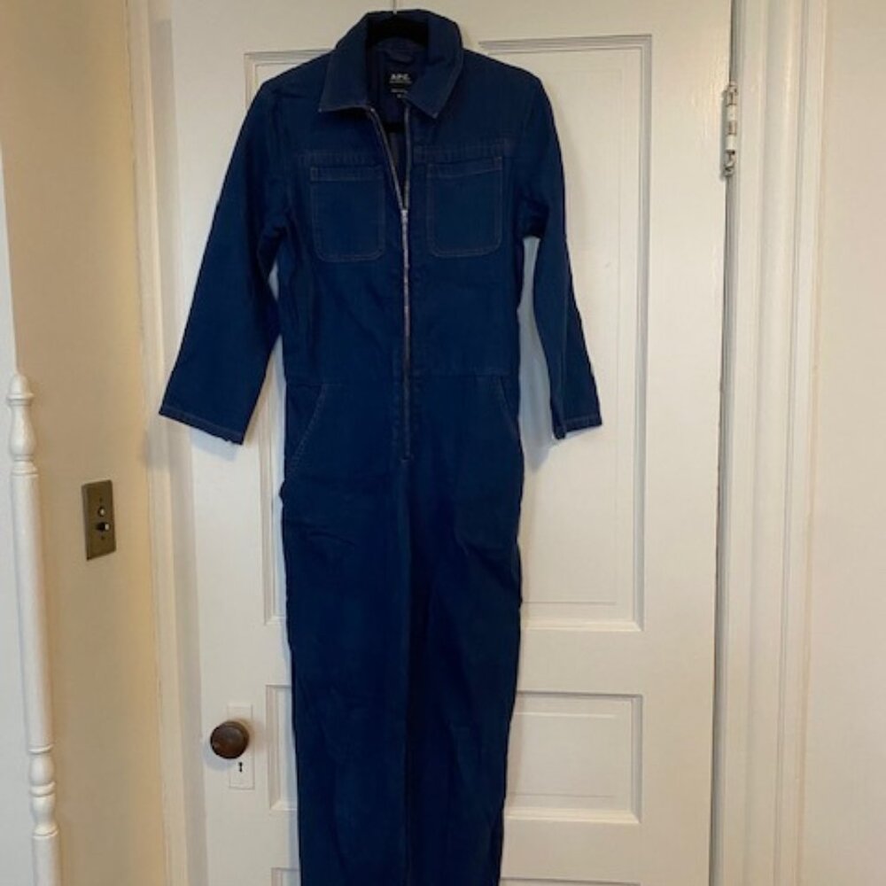 A.P.C. Combi Truck Jumpsuit Denim FRENCH SZ 36